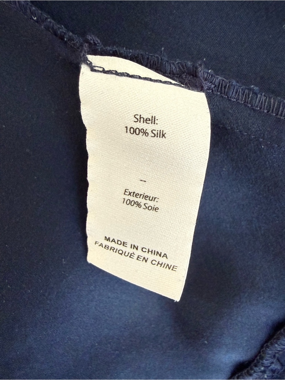 CINQ A SEPT EMALINA NAVY BLUE SILK CREWNECK TIERED SHORT SLEEVE DRESS - Picture 6 of 9
